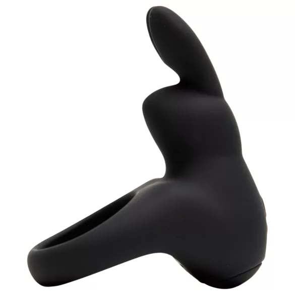 Happyrabbit Cock - punjivi vibrirajući prsten za penis (crni)