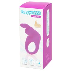   Happyrabbit Cock - vibracioni prsten za penis sa punjenjem (ljubičasti)