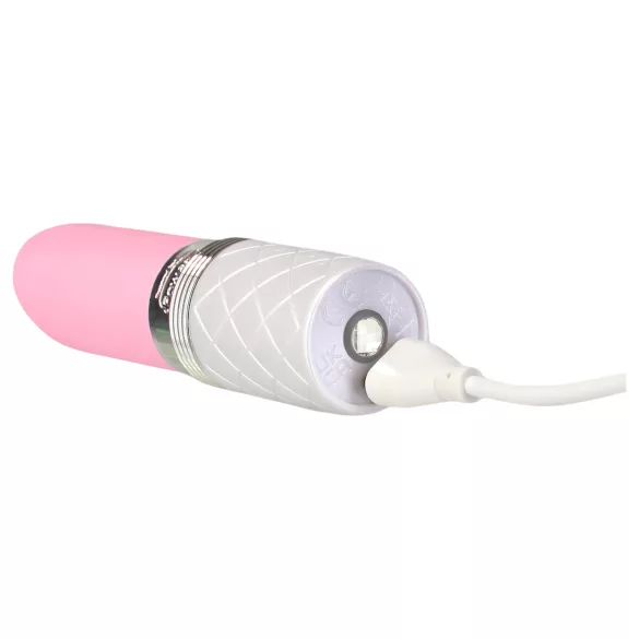 Pillow Talk Lusty - Punjivi jezični vibrator (roze)