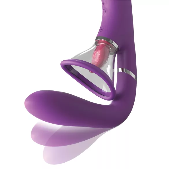 Fantasy For Her – 4 motorski G-tačka i klitoralni vibrator (ljubičasti)