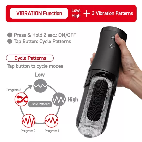 TENGA Flip 0 Electronic - automatizovani masturbator (crni)