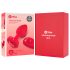 b-vibe heart - crveni analni vibrator sa daljinskim i punjenjem