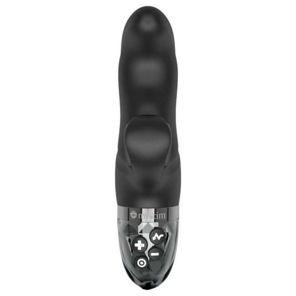 mystim Hop Hop Bob E-Stim - punjivi elektro vibrator (crni)