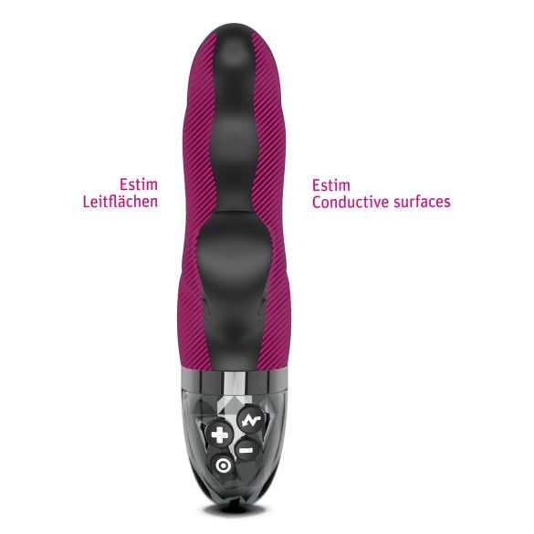 mystim Hop Hop Bob E-Stim - punjivi elektro vibrator (crni)