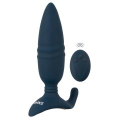 ANOS - bežični analni vibrator sa potiskom (plavi)