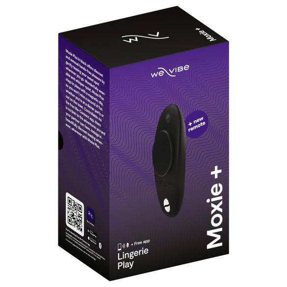 We-Vibe Moxie+ - bežični, pametni klitorisni vibrator (crna)