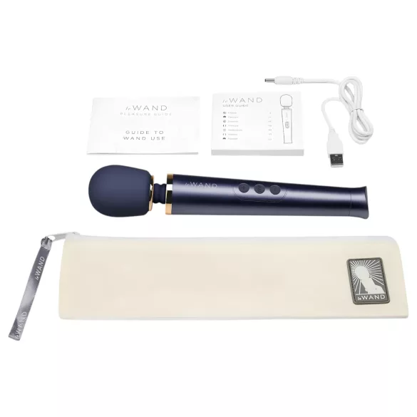 Le Wand Petite - ekskluzivni, bežični masažer vibrator (plavi)