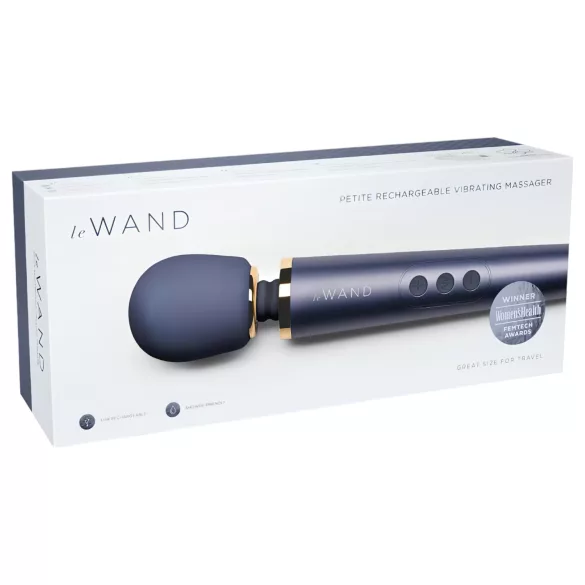 Le Wand Petite - ekskluzivni, bežični masažer vibrator (plavi)
