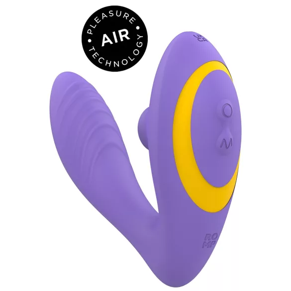 ROMP Reverb - talasasti 2-u-1 G-tačka vibrator (ljubičasti)