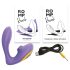 ROMP Reverb - vazdušni talas 2u1 G-tačka vibrator (ljubičasti)