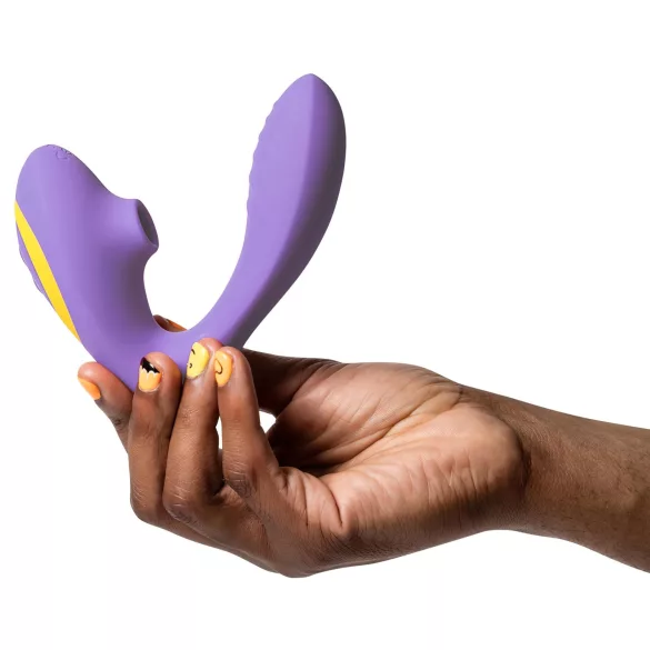 ROMP Reverb - talasasti 2-u-1 G-tačka vibrator (ljubičasti)