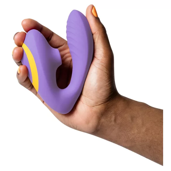 ROMP Reverb - talasasti 2-u-1 G-tačka vibrator (ljubičasti)