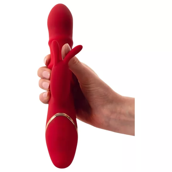 You2Toys Rabbit - pokretni prstenasti vibrator (crveni)