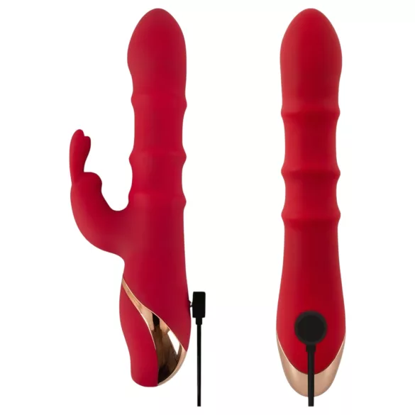 You2Toys Rabbit - pokretni prstenasti vibrator (crveni)