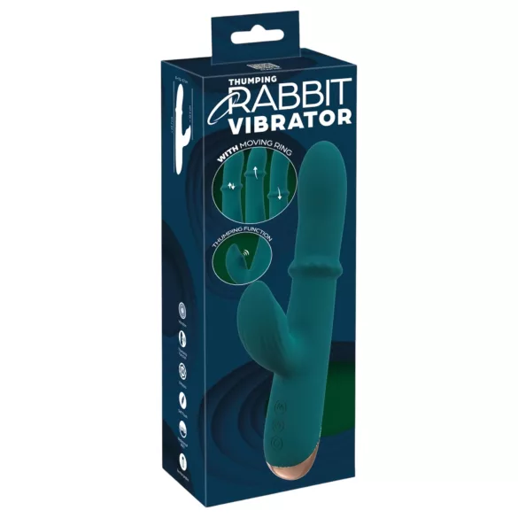 Vibrirajući Zeka Prsten - You2Toys (tirkiz)