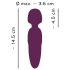 You2Toys Petite - akumulatorski vibrator maser (crveni)