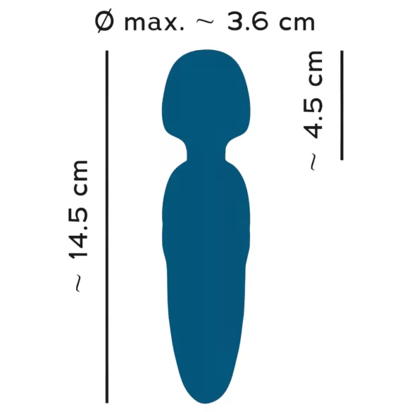 You2Toys Petite - plavi masažni vibrator na akumulator