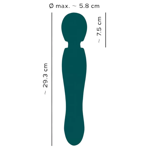 You2Toys Grande - punjivi masažer vibrator (zelena)