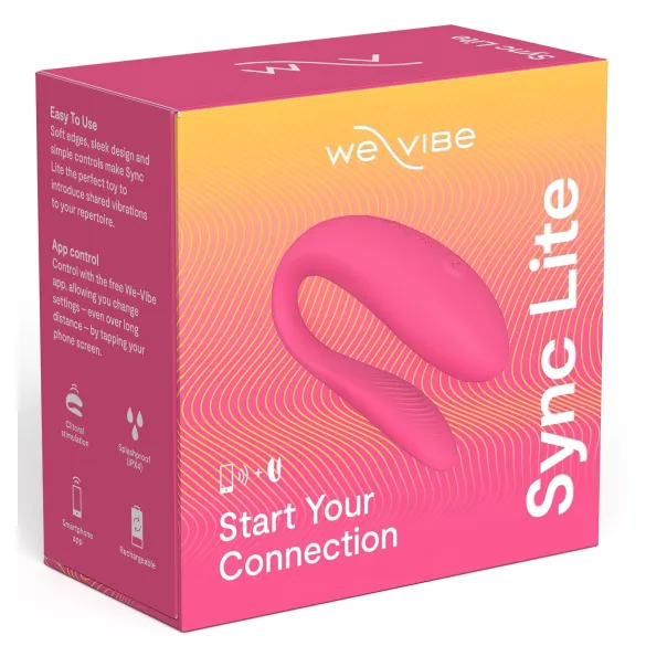 We-Vibe Sync Lite - pametni, bežični vibrator za parove (pink)