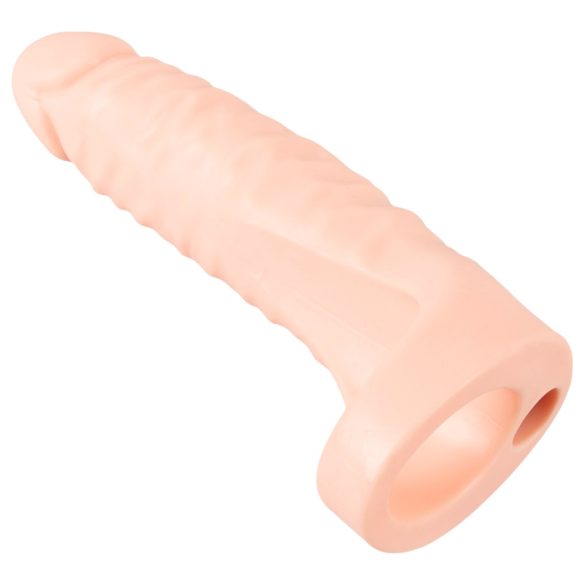 Realistixxx Dupli Zadovoljstvo - crni analni strap-on vibrator