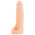 Realistixxx Dupli Zadovoljstvo - crni analni strap-on vibrator