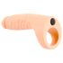 Realistixxx Dupli Zadovoljstvo - crni analni strap-on vibrator
