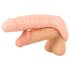 Realistixxx Dupli Zadovoljstvo - crni analni strap-on vibrator