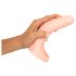 Realistixxx Dupli Zadovoljstvo - crni analni strap-on vibrator