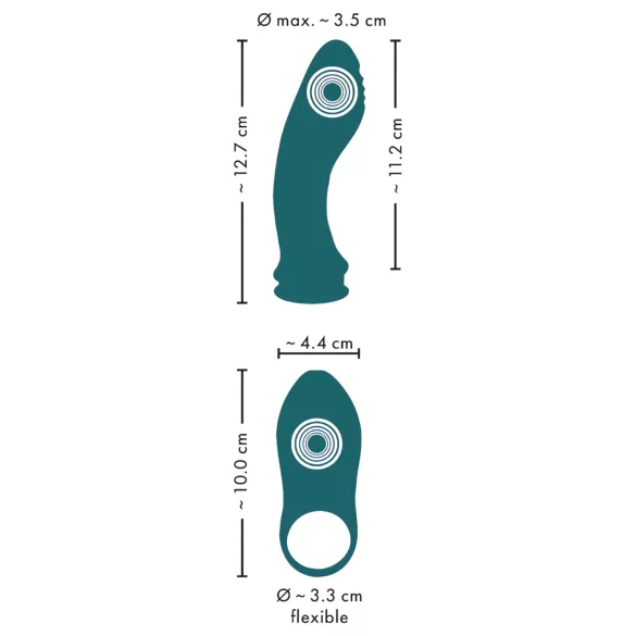 Izbor Parova - 3u1 višenamenski vibrator (tirkiz)