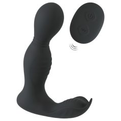 Rebel - daljinski 2u1 prostata vibrator (crni)