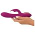 Javida - 3u1 perlasto-rotirajući vibrator (ljubičasti)