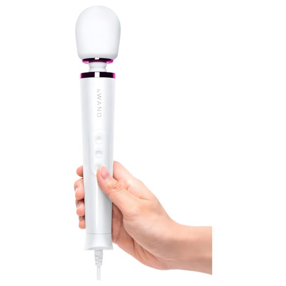 Le Wand Petite Plug-In - mrežni masažer vibrator (beli)