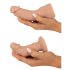 You2Toys - Set od dilda na kaiš (natur)
