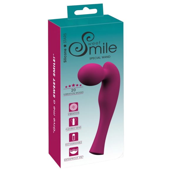 SMILE Specijalni Štapić - Punjivi Masažer Vibrator (roze)
