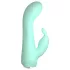 Cuties Mini 4 - bežični, vodootporni, zečji vibrator (zeleni)