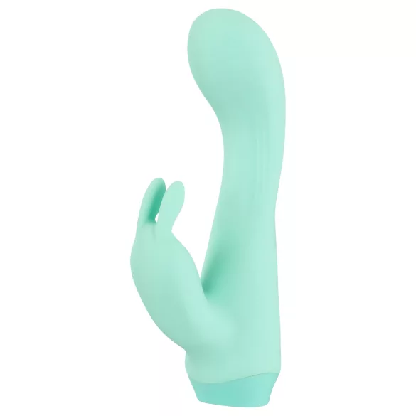 Cuties Mini 4 - bežični, vodootporni, zečji vibrator (zeleni)