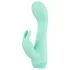 Cuties Mini 4 - bežični, vodootporni, zečji vibrator (zeleni)