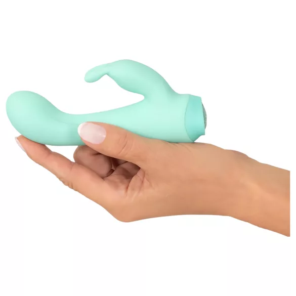 Cuties Mini 4 - bežični, vodootporni, zečji vibrator (zeleni)