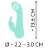 Cuties Mini 4 - vodootporni zeleni zeko vibrator