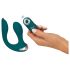 Bez ruku za parove - postavljanje vibrator (tirkiz)