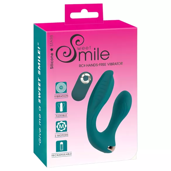 SMILE хендс-фри - носиви, постављајући вибратор (тиркизни)