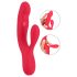 Smeško Zeka Vibrator - punjivi sa 3 motora (crveni)