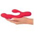 Smeško Zeka Vibrator - punjivi sa 3 motora (crveni)