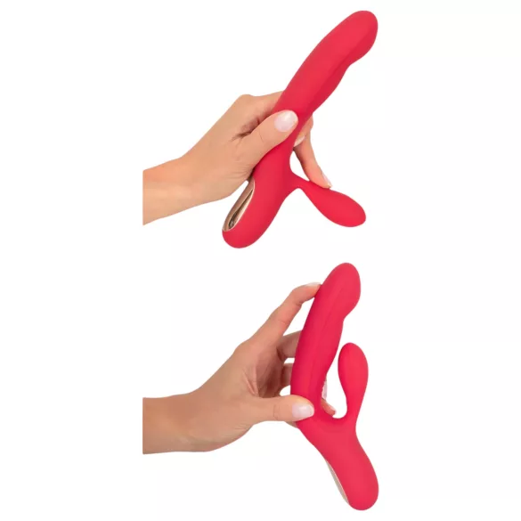 Smeško Zeka Vibrator - punjivi sa 3 motora (crveni)