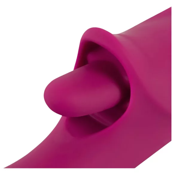 Javida Licking & Thrusting - vibrator sa jezikom i potiskom (ljubičasti)