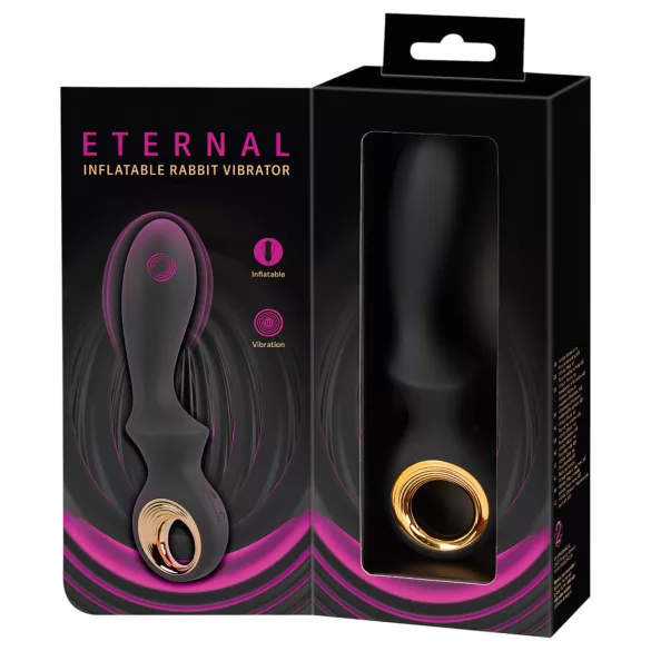 Eternal - надувачив Г-точка вибратор (црни)