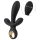 Eternal - napumpani trostruki vibrator (crni)