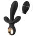 Eternal - napumpani trostruki vibrator (crni)