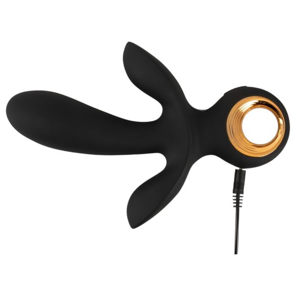 Eternal - napumpani trostruki vibrator (crni)