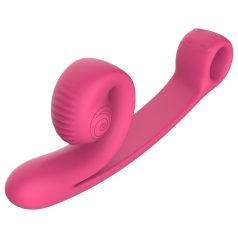 Snail Vibe Curve - 2u1 klitoris vibrator (roze)